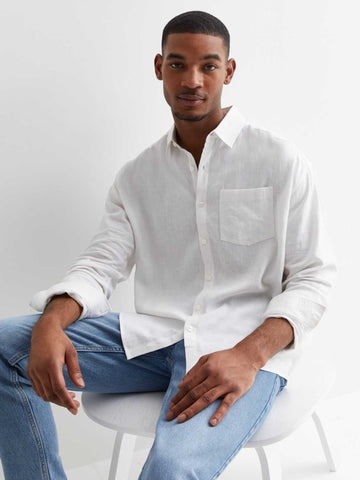 Oatstone Colin Shirt White