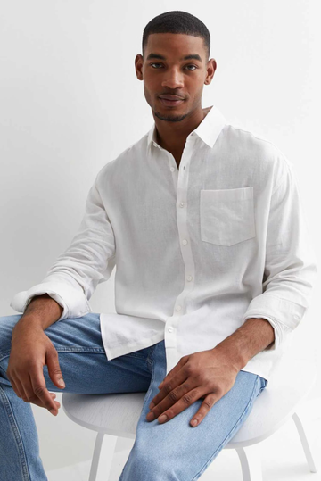 Oatstone Colin Shirt White