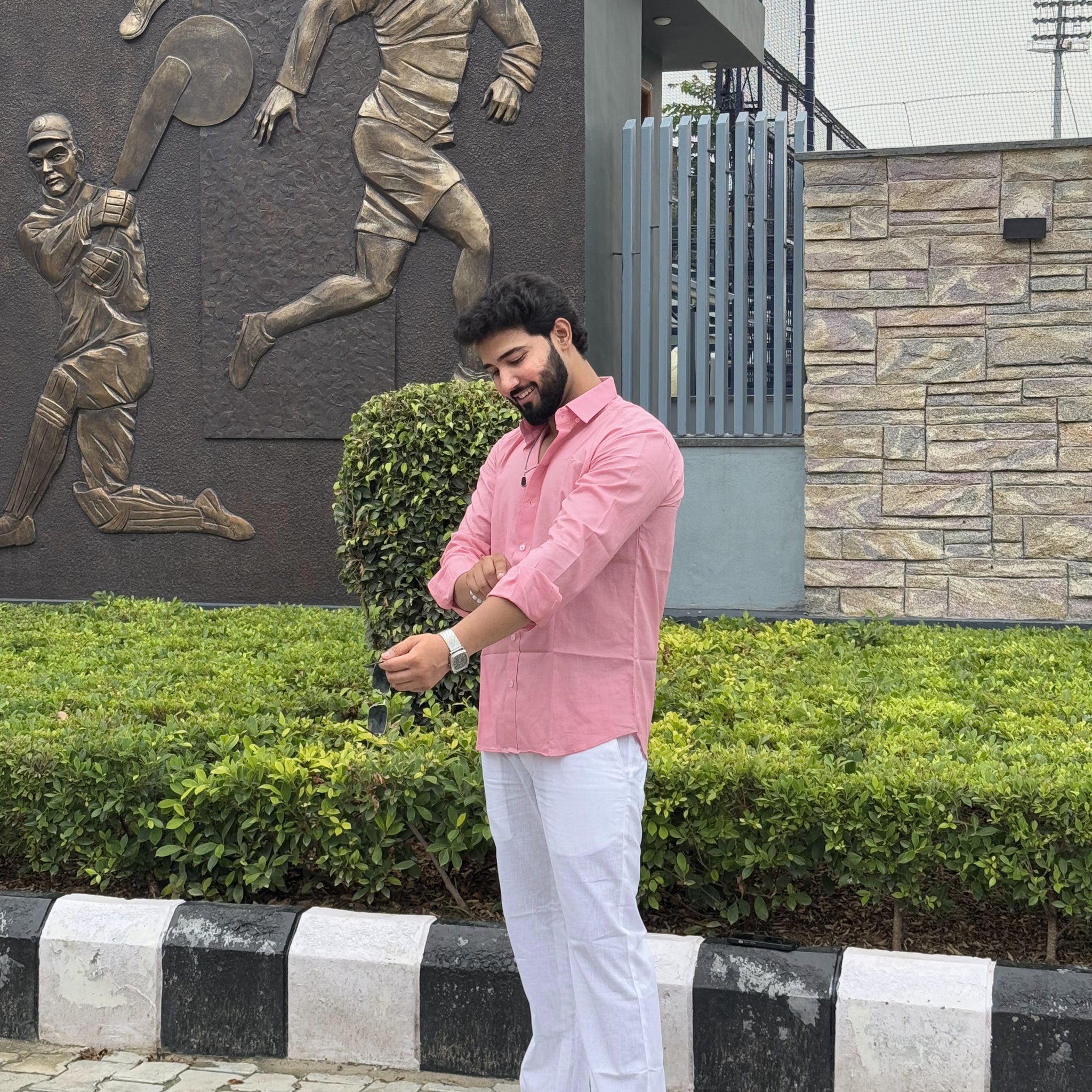 Premium & Luxury Feel Soft Cotton Set Pink & White