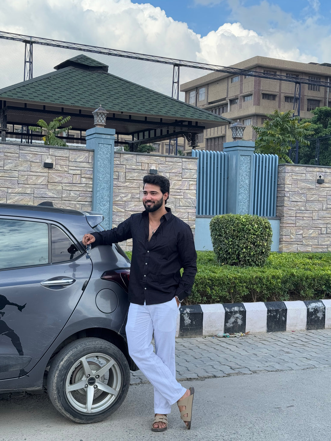 Premium & Luxury Feel Soft Cotton Set Black & White