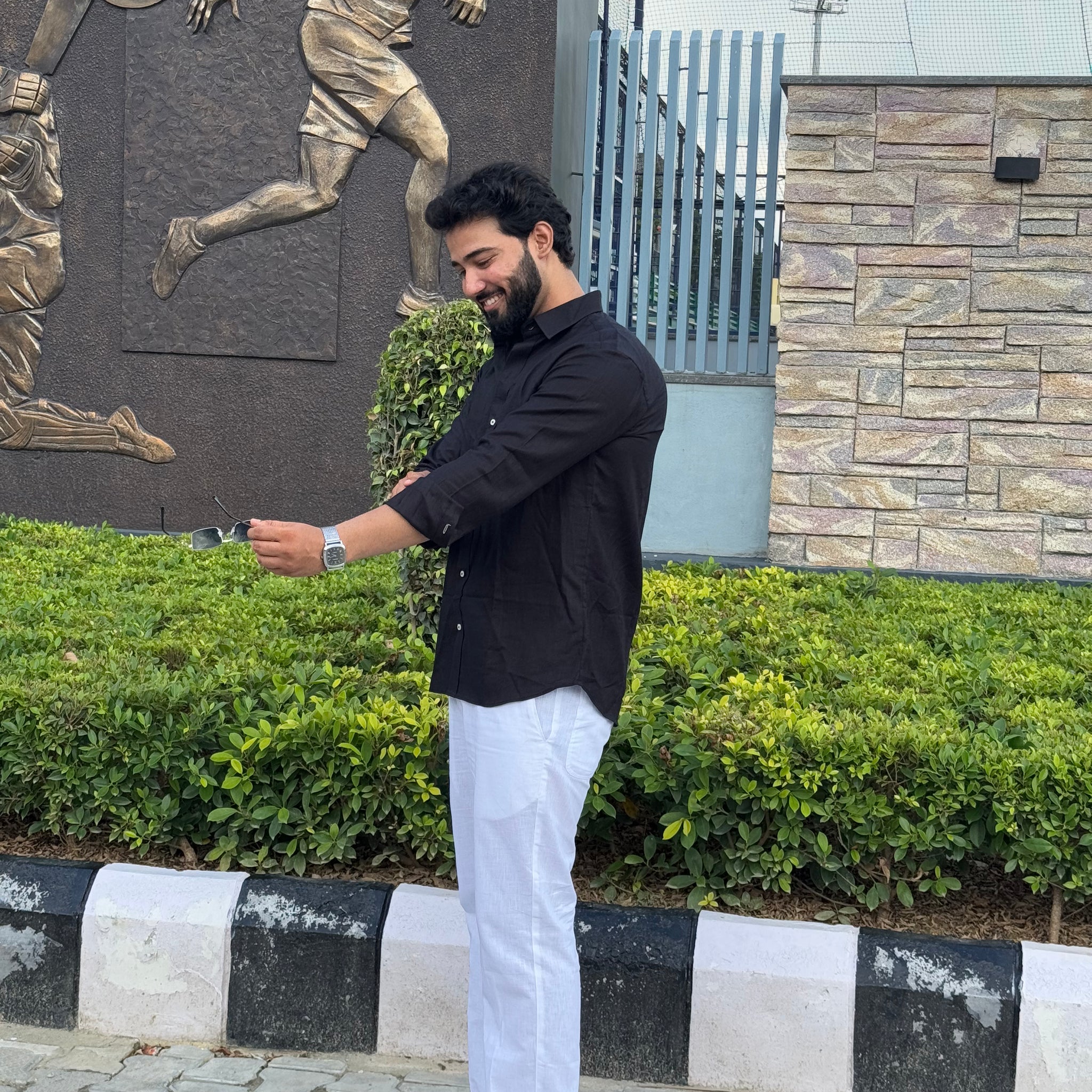 Premium & Luxury Feel Soft Cotton Set Black & White