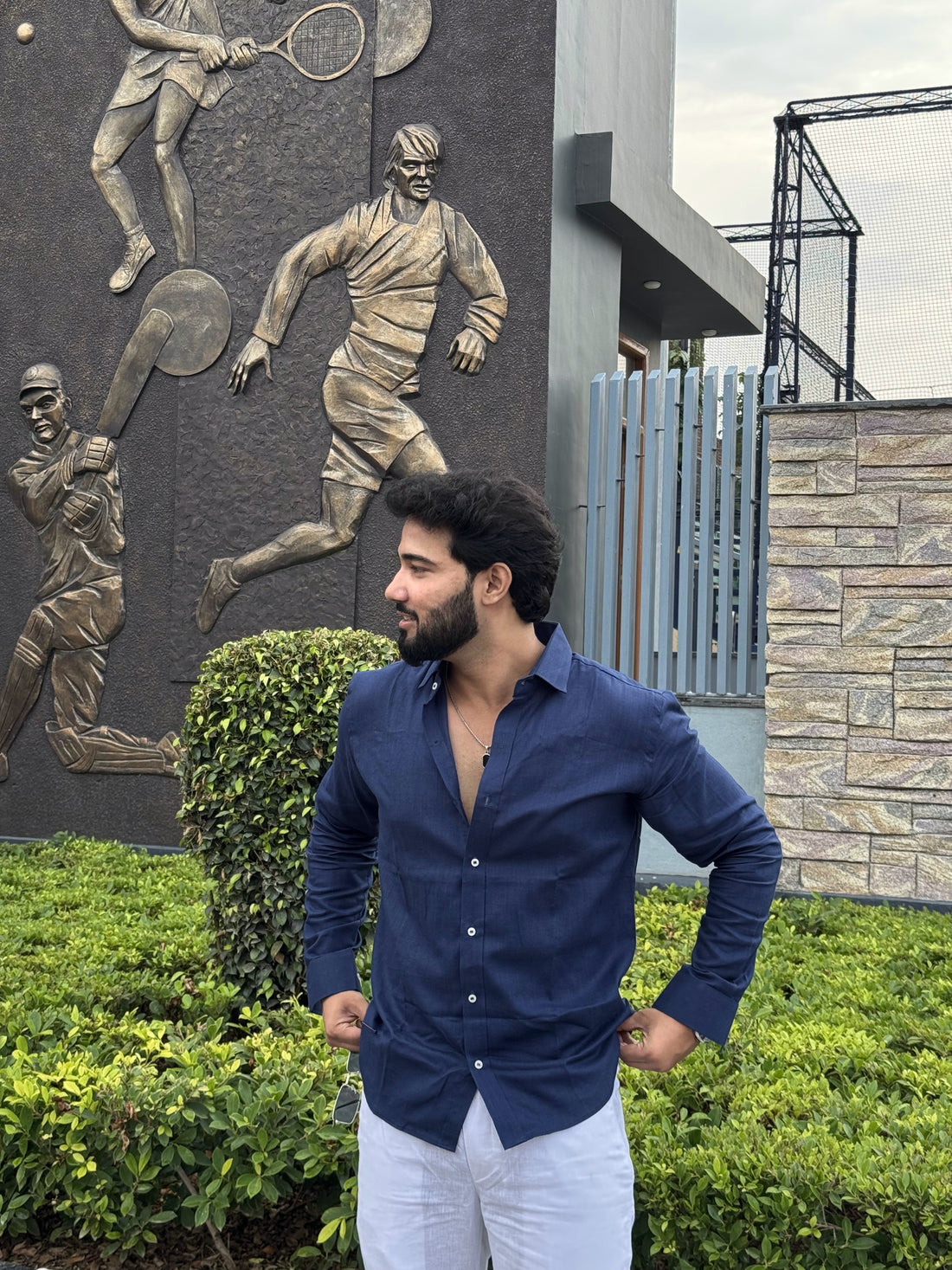 Premium & Luxury Feel Soft Cotton Shirt Blue