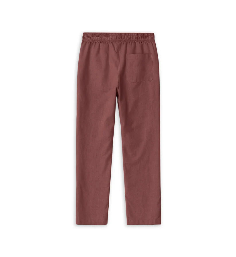 Straight-Leg Relax Fit Trousers Brown