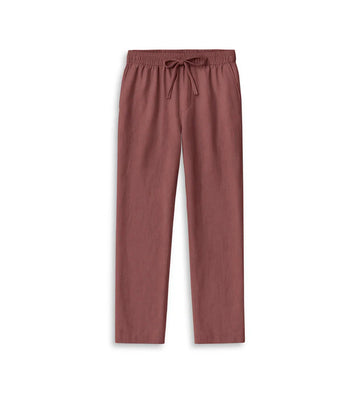 Straight-Leg Relax Fit Trousers Brown