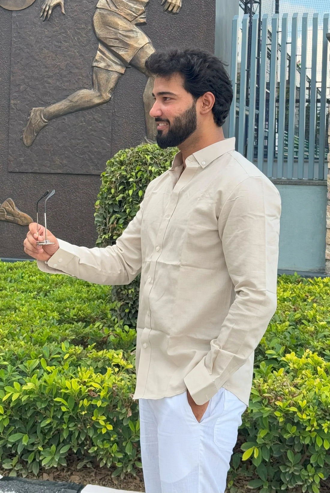 Premium & Luxury Feel Soft Touch Shirt Beign