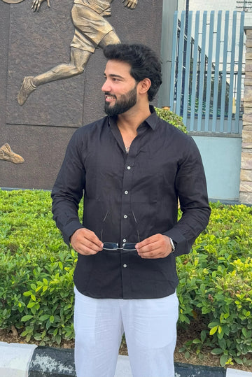 Premium & Luxury Feel Soft Touch Shirt Black
