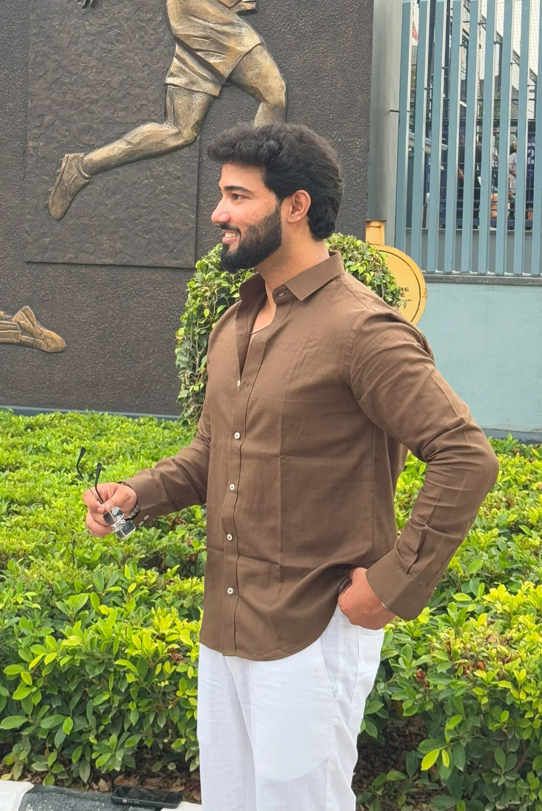 Premium & Luxury Feel Soft Touch Shirt Brown