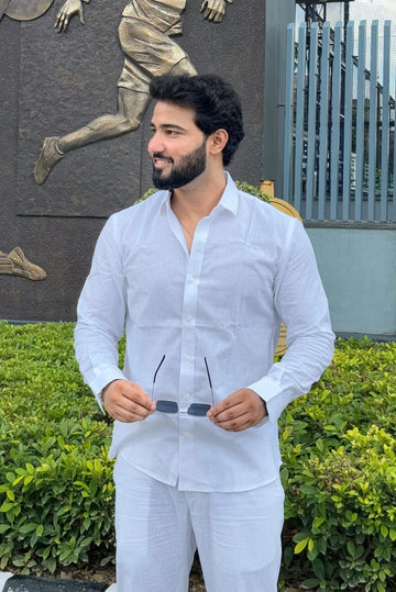 Premium & Luxury Feel Soft Touch Shirt White