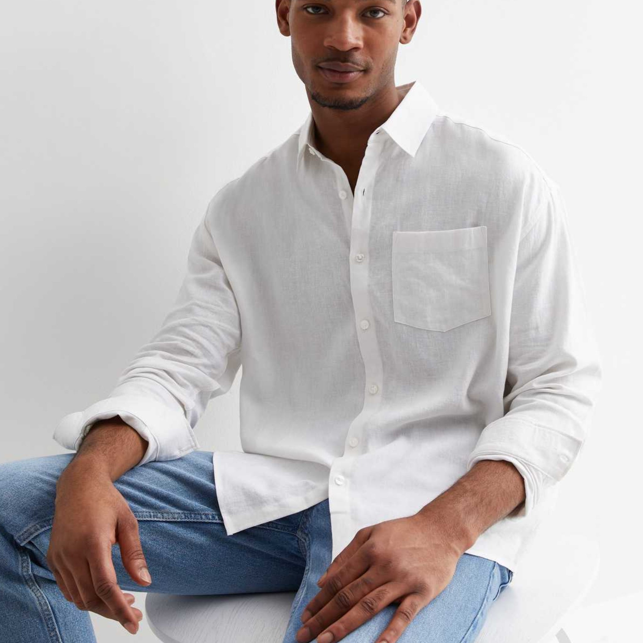 Oatstone Colin Shirt White