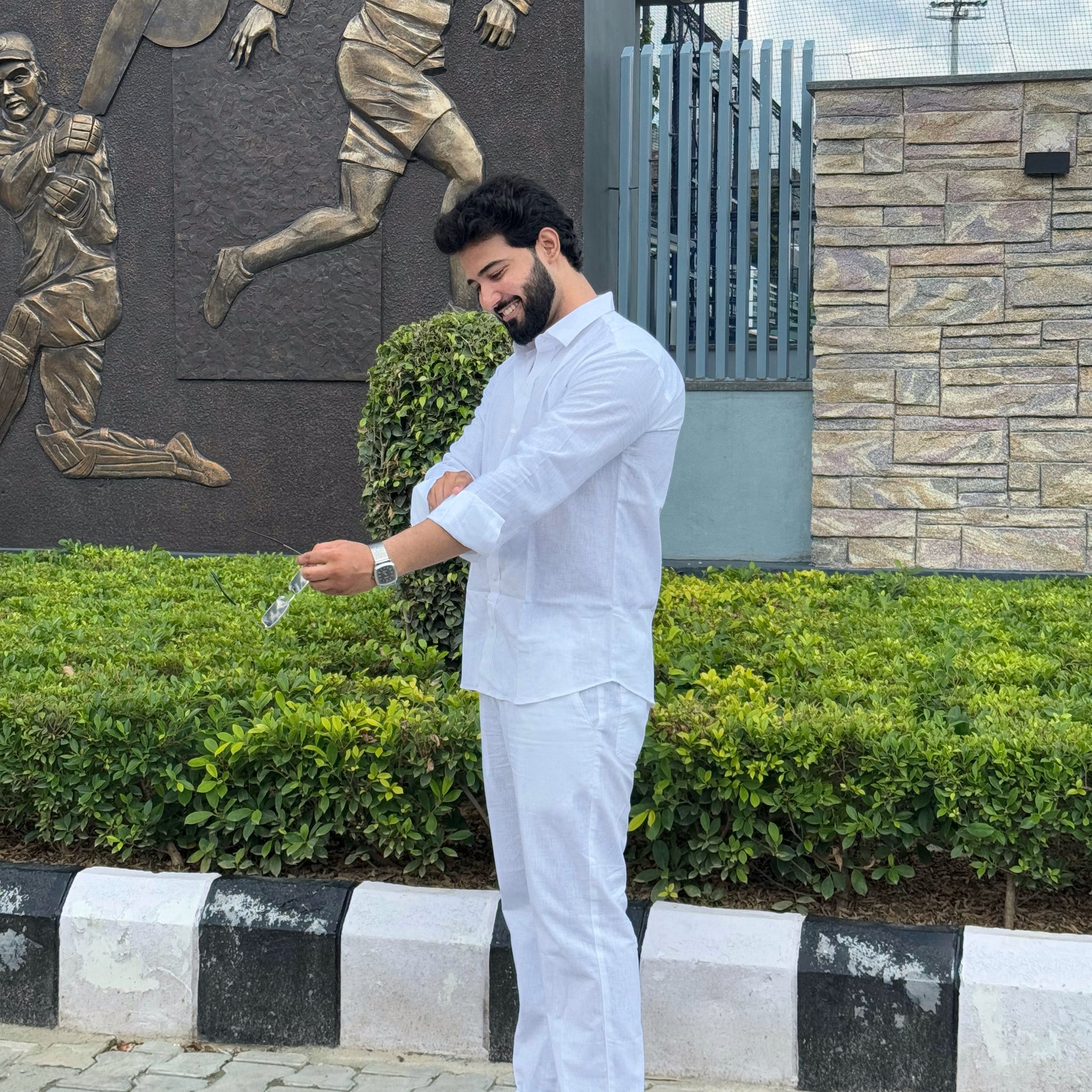 Premium & Luxury Feel Soft Cotton Cord Set White